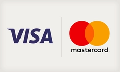 Visa, MasterCard, American Express